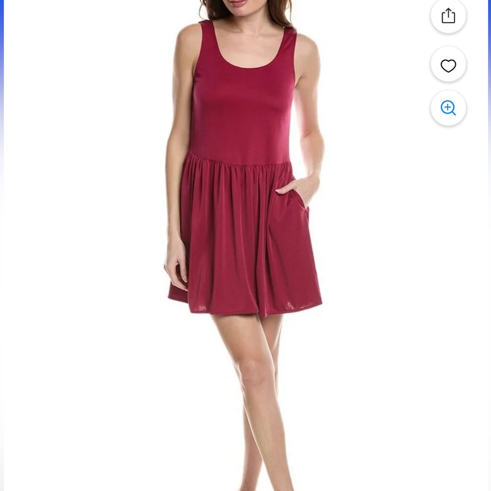 Rebecca Taylor Burgundy Dress